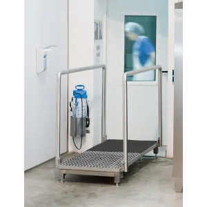 Platformă dezinfectantă pentru încălțăminte cu pad pentru uscare | StepGate Dry | Heute
