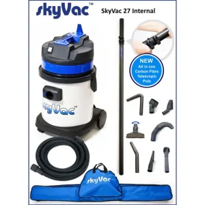 Aspirator cu tub telescopic 7m | SkyVac Internal 27 | SpinAclean