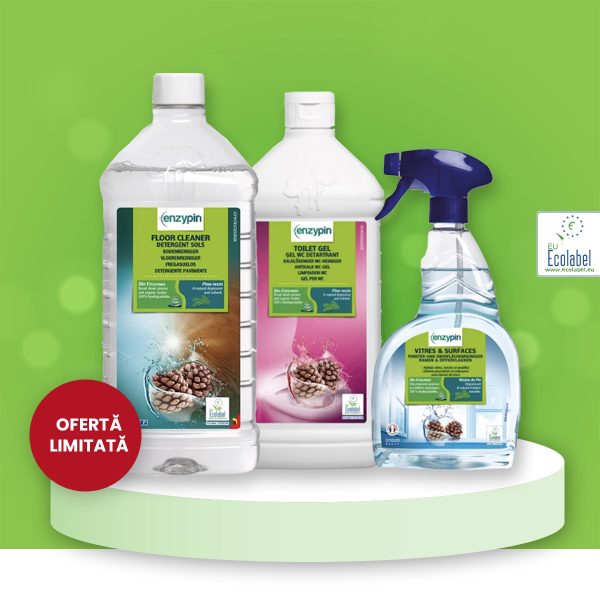 Imagine produs finala Pachet Promoțional detergenti ecologici | Action Pin - Magazin Online Unilift Serv Set pentru curatare geamuri