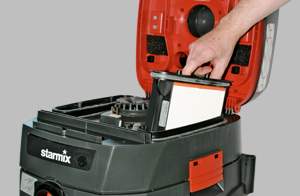 2963 aspirator cu scuturare automata a filtrelor ipulse m 1635 safe starmix Aspirator umed uscat cu scuturare automata a filtrelor | iPulse M-1635 Safe Plus | Starmix - Magazin Online Unilift Serv Aspirator umed uscat