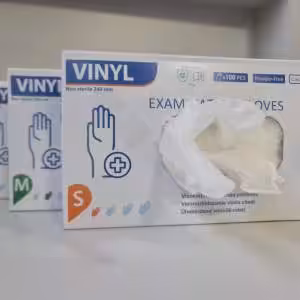 Manusi din vinil, marime L - 100 buc | Kid-Man