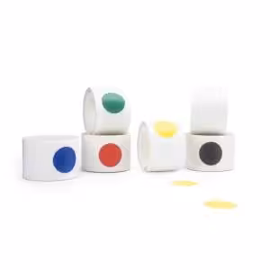 Puncte Segmentate pentru Marcaj de Podea diametru bulina 50mm - rola 25m , galben |  WT-5126 |  ATAPES