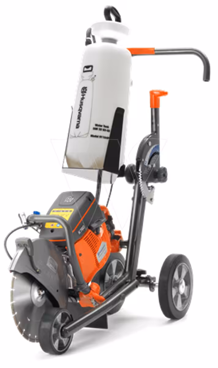 Carucior pentru masina DE TAIAT CU DISC KV760+REZERVOR APA | Husqvarna