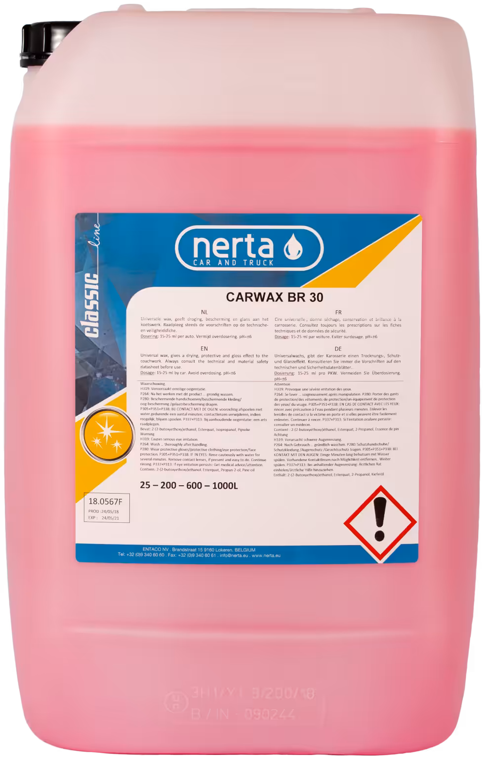 Ceara auto 20L | CARWAX BR 30 | NERTA