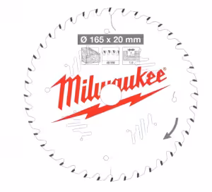 Panza pentru fierăstraie circulare de mână CSB P W 165x20x1,6x40D | Milwaukee