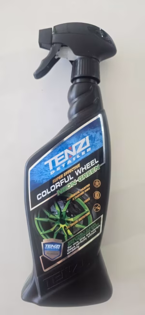 Soluție de curățare a jantelor verde 600 ml | Colorful Wheel Neon GREEN | TENZI