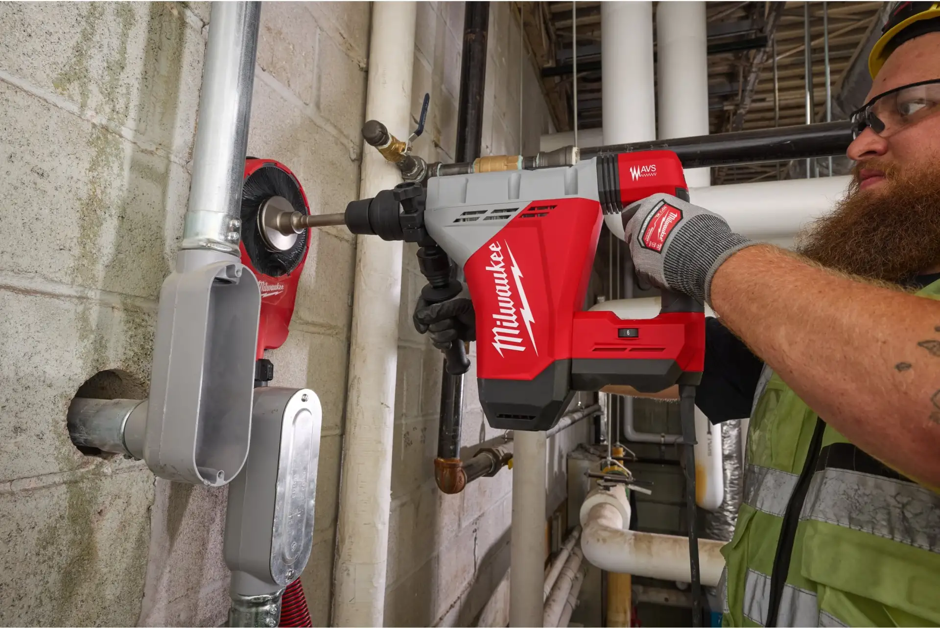 HACO850 App 2 scaled Ciocan demolator SDS-Max, clasa 8 kg | HACO850 | Milwaukee - Magazin Online Unilift Serv Ciocan demolator SDS-Max Ciocan demolator SDS-Max, clasa 8 kg | HACO850 | Milwaukee - imagine 4