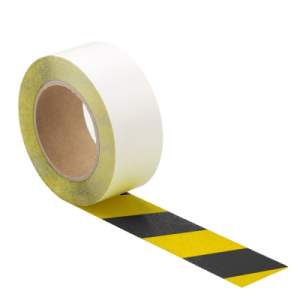 Bandă de marcare a podelei cu suprafață antiderapantă 50mm x  10 m, galben neagru| WT-5420 |  ATAPES