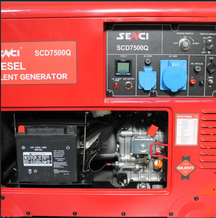 67CB27C6 EE60 4FE6 890A EF7CAD8E4711 Generator insonorizat ATS, 6 kVA, 230V, motor Diesel | SCD7500QN ATS | SENCI - Magazin Online Unilift Serv Generator insonorizat ATS Generator insonorizat ATS, 6 kVA, 230V, motor Diesel | SCD7500QN ATS | SENCI - imagine 2