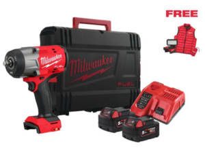 Mașină de înșurubat (cu tubulare ½") impact, 2 acumulatori | M18 FHIWF2F12MC-502X | Milwaukee