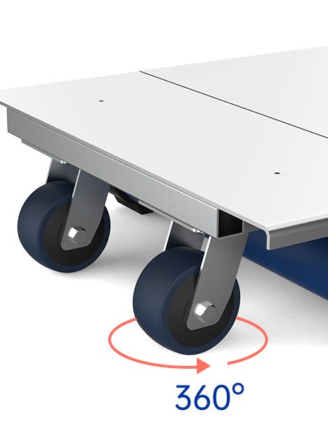 xsto ct420sc galerie3 Cărucior electric pe șenile pentru scări, 420 kg | CT420SC | XSTO - Magazin Online Unilift Serv CT420SC | XSTO